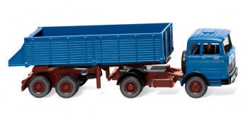 MB Rear Tipper Semi-Truck Blue 1968-71