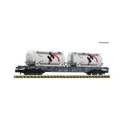 SBB Sgnss Bogie Flat Wagon w/Holcim Containers Load VI
