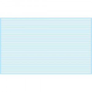 Solid White Lines Street Decals Set