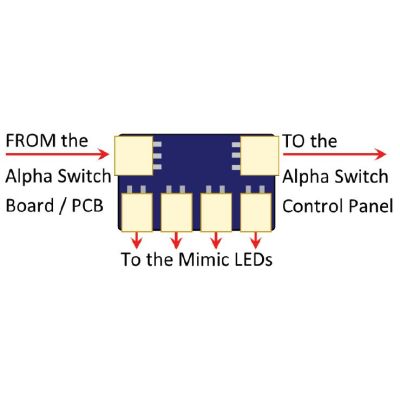 Alpha to Mimic LED Adapters