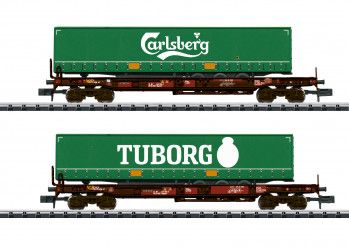 AAE Cargo Carlsberg/Tuborg Container Wagon Set (2) VI