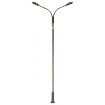 Double Neck Curved Arm Modern LED Street Lamp