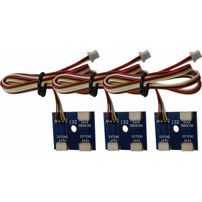 3x LONG (1 M) Cobalt-SS universal extension leads with Reverse connection option