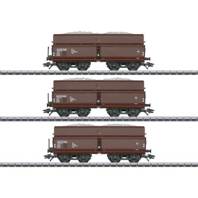 *OBB OOtz43 Side Discharge Hopper Wagon Set (3) IV