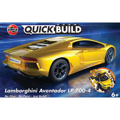 Quickbuild Lamborghini Aventador Yellow