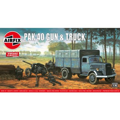 Vintage Classics German Opel Blitz & Pak 40 Gun (1:76)