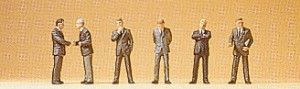 Businessmen in Suits (6) Figure Set