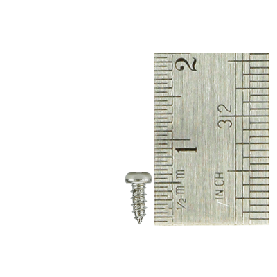 Pan Head Screws 2 x 5mm (60 Pieces)