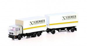*MAN F90 3 Axle w/Trailer Schenker Cargo