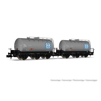 RENFE 3 Axle Tank Wagon Campsa Set (2) IV