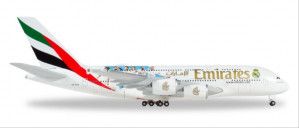 Emirates Airbus A380 Real Madrid 2018 A6-EUG (1:500)