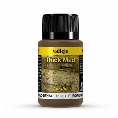 Vallejo Weathering Effects 40ml - European Thick Mud