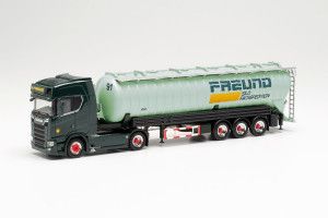 Scania CS 20 HD ADR Suction Bulk Semitrailer Spd.Freund