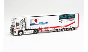 Scania CS HD Volume Semitrailer Budde Logistik Spedition
