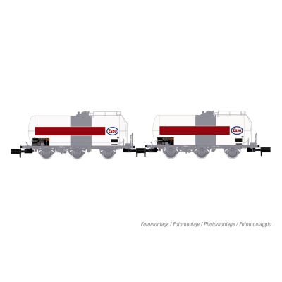 SNCF 3 Axle Tank Wagon Esso Set (2) IV