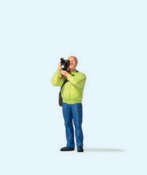 Man with Video Camera Figure