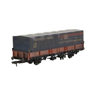 BR SEA Wagon BR Railfreight Red with Hood (Revised) [W]