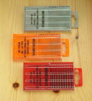 Microbox Shank Drill Set (10) 0.5-2.2mm