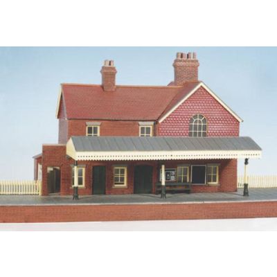 Country Station, Brick Built, With Platform