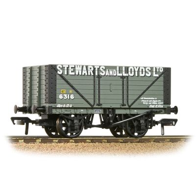 8 Plank Wagon Fixed End 'Stewart & Lloyds Ltd' Grey