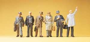 Businessmen with Coats (6) Exclusive Figure Set