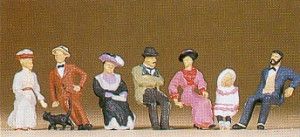 Seated Persons 1900 (7) Exclusive Figure Set