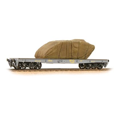 WD 40T 'Parrot' Bogie Wagon WD Grey With Sheeted Tank