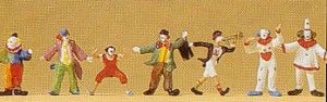 Circus Clowns (7) Figure Set