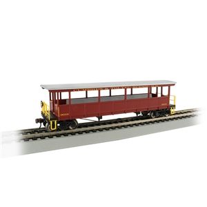 Open-Sided Excursion Car with Seats - Cumbres & Toltec #9619