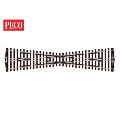 PECO Streamline OO/HO Code 75 - Long crossing (12° angle)