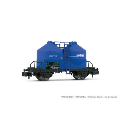 FS Ucs 2 Axle Silo Wagon Ausiliare Blue Set (2) IV