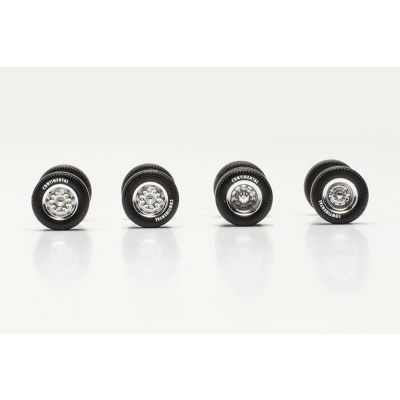 Chrome Wheel/Axle Set with Continental Tyres (7)