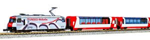 RhB Ge4/4 III Glacier Express Electric Train Pack