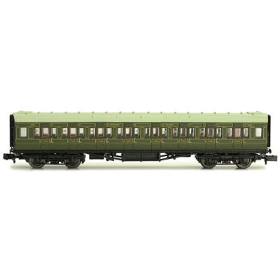Maunsell SR 3rd Class Coach Lined Green 2353