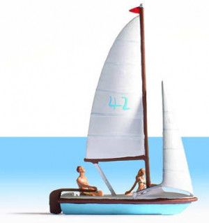 Sailing Boat with Figures