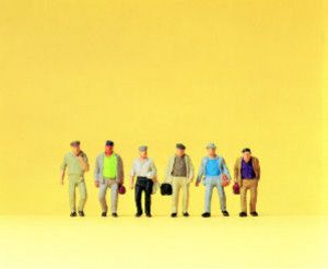 Male Commuters (6) Standard Figure Set