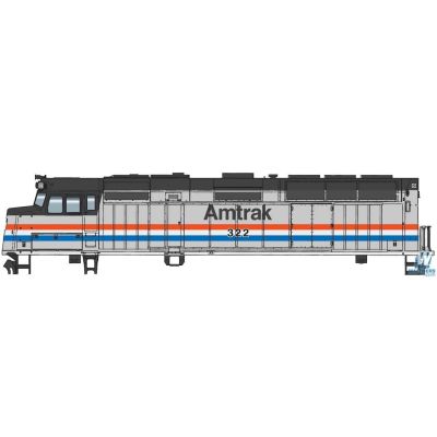 EMD F40PH Locomotive Amtrak PhIII 322