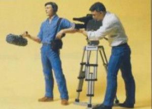 Television Crew (2) and Accessories Figure Set