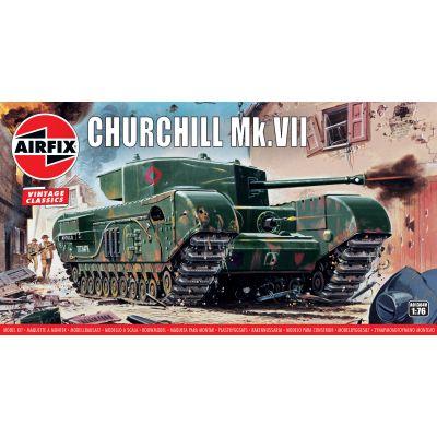 Vintage Classics British Churchill Mk.VII (1:76 Scale)