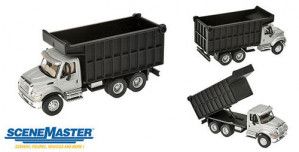 International 7600 Dual Axle Coal Truck Silver/Black