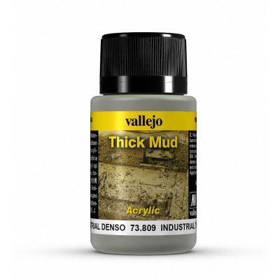 Vallejo Weathering Effects 40ml - Industrial Thick Mud
