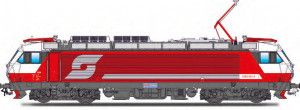 OBB Rh1822.001 Electric Locomotive VI