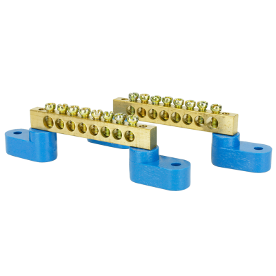 Solid Brass Power Distribution Bars (2 Pack)
