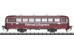 DBAG VS998 Bicycle Express Railcar Trailer V(DCC-Fitted)