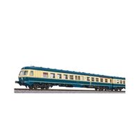 Diesel railcar, BR 614/914, ocean blue/ivory, 3-units, DB, era IV, AC
