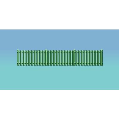 Picket fencing, green (straight only)