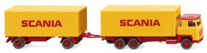 Scania 111 Box Trailer Road Train