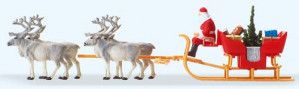 Christmas Sleigh (4 x Reindeer)