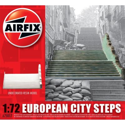 Resin Building European City Steps (1:72 Scale)